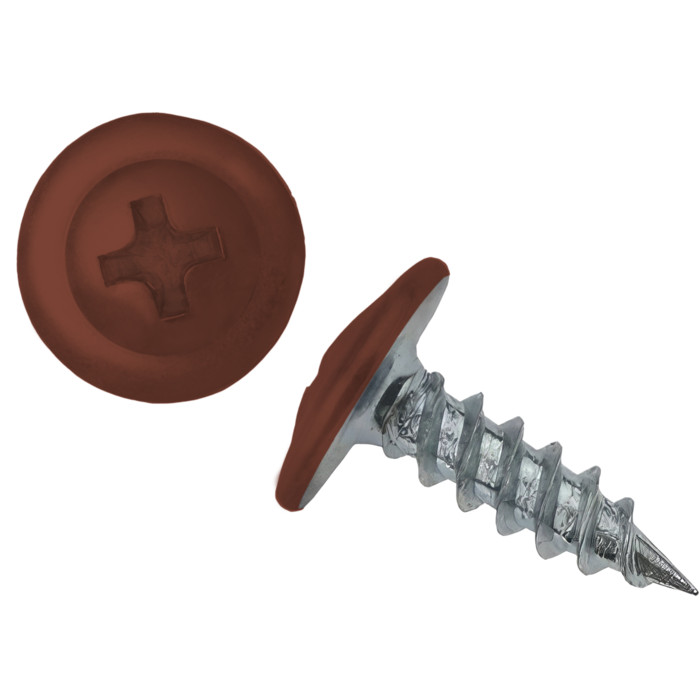 Саморез ПШ 4,2х16 (1000шт) шлиц PH2 RAL 8004